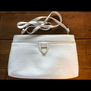 White Bag with Removable Shoulder Straps